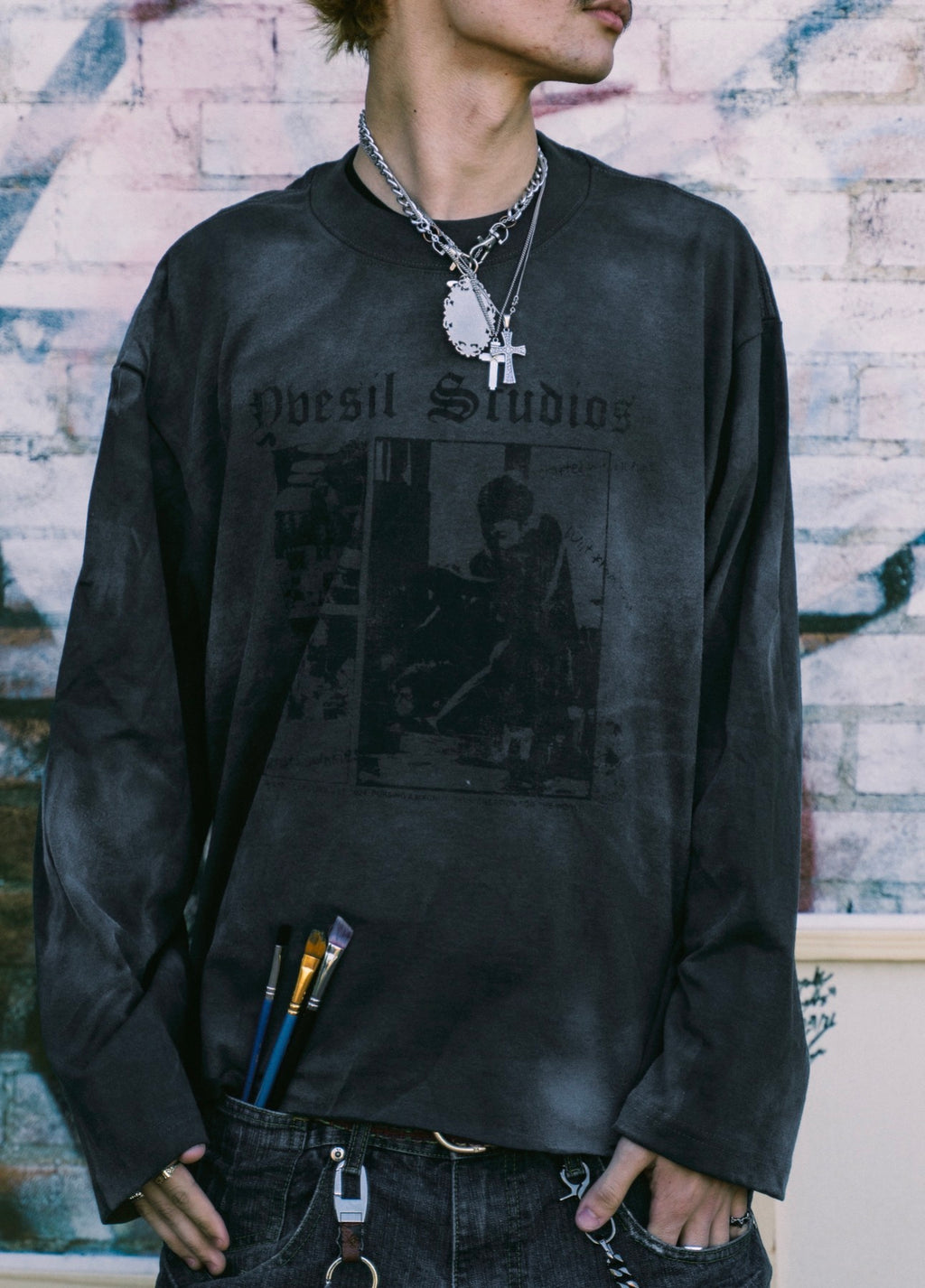 “yvesil studios” long sleeve