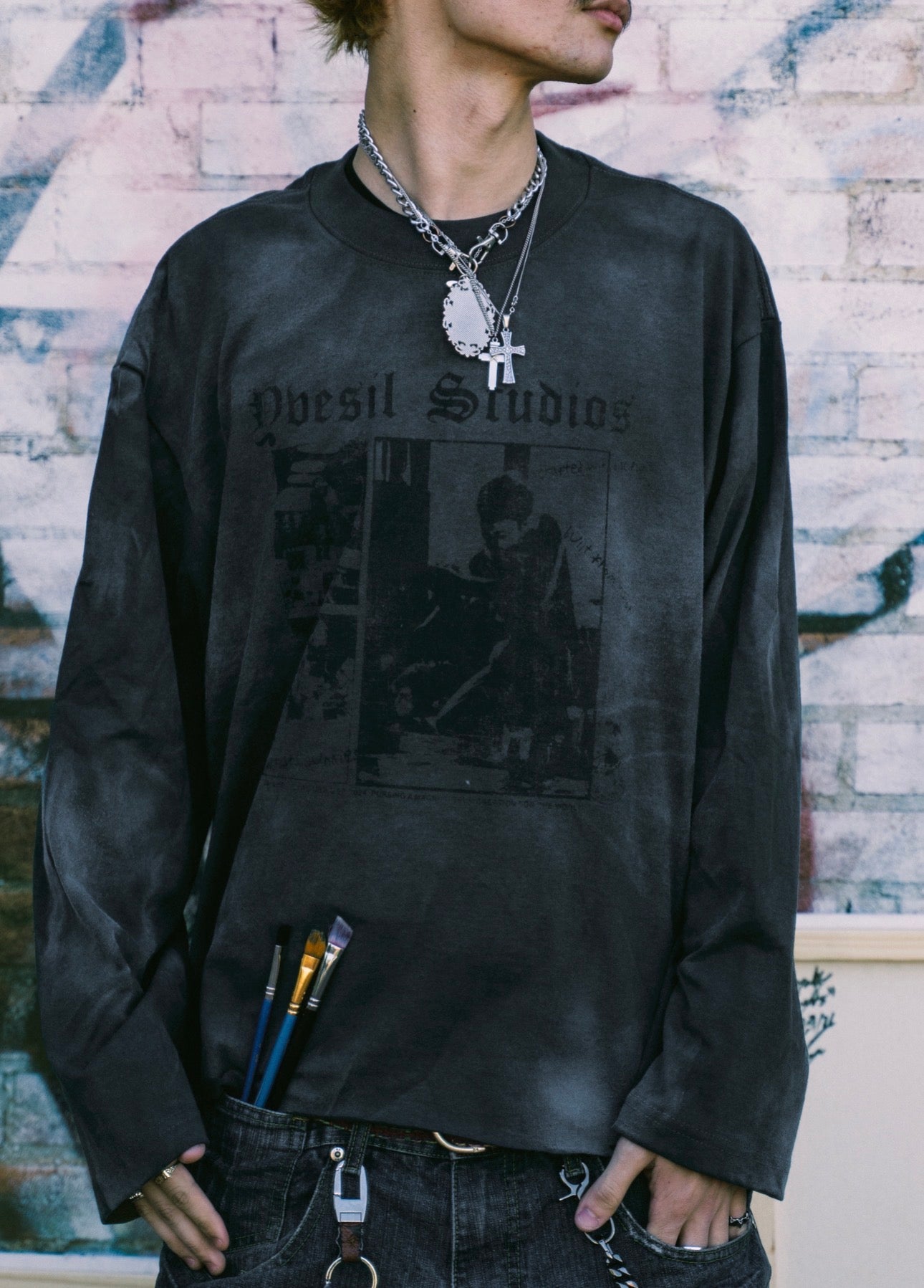 “yvesil studios” long sleeve